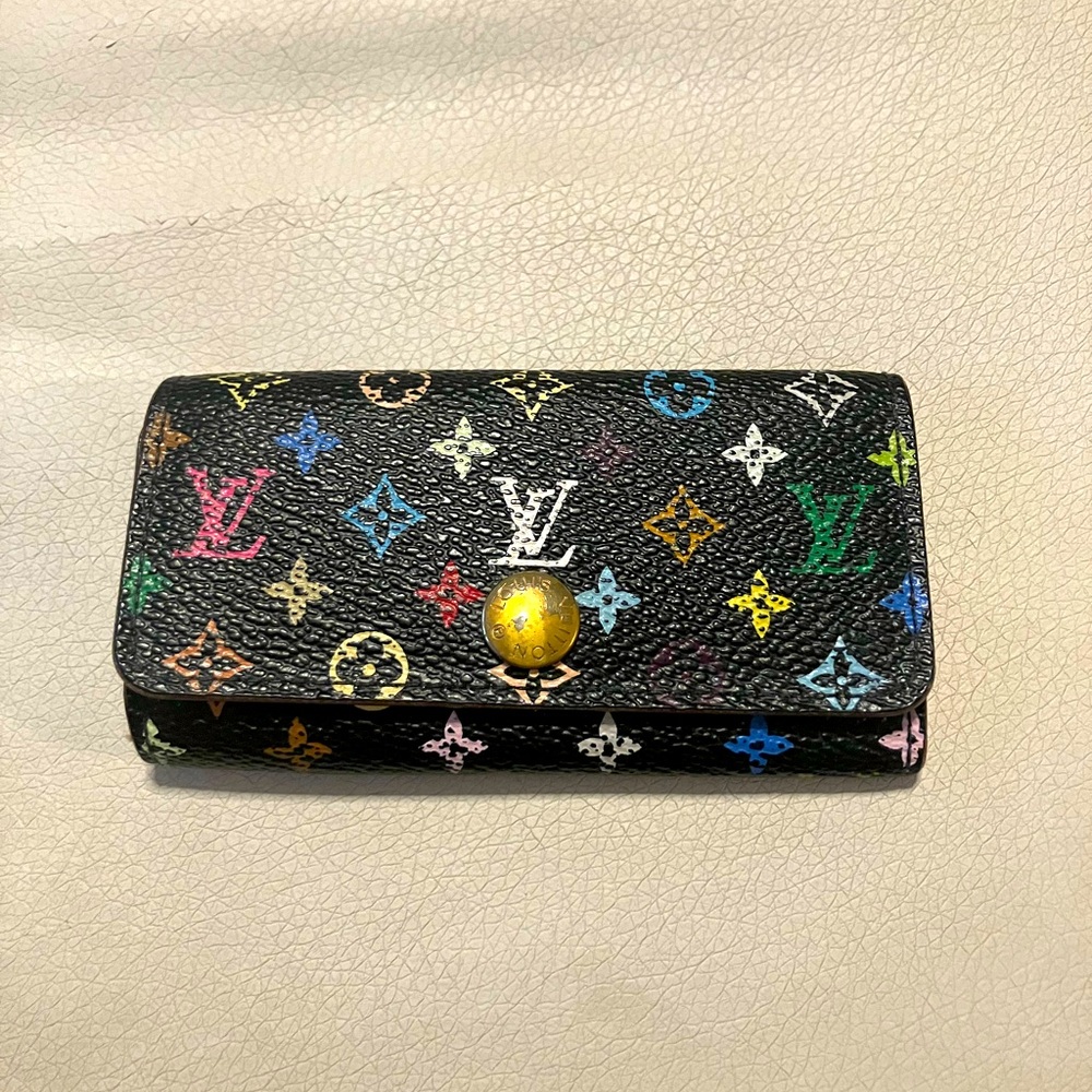 Louis Vuitton monogram leather key holder